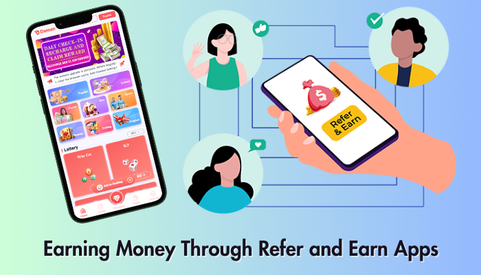 Earning Money Through Refer and Earn Apps - Fastwin Games